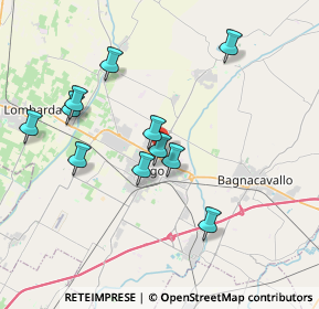 Mappa Via Giuseppe Scarabelli, 48022 Lugo RA, Italia (3.62909)