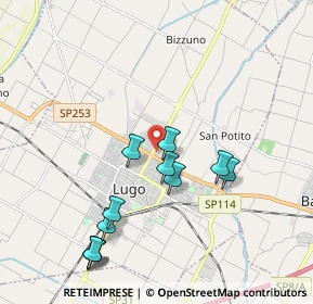 Mappa Via Giuseppe Scarabelli, 48022 Lugo RA, Italia (2.00364)