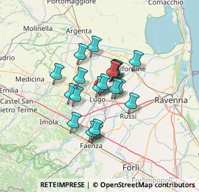 Mappa Via Giuseppe Scarabelli, 48022 Lugo RA, Italia (9.2125)