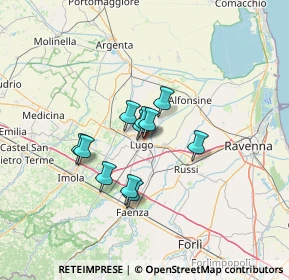 Mappa Via Giuseppe Scarabelli, 48022 Lugo RA, Italia (9.24636)