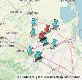 Mappa Via Giuseppe Scarabelli, 48022 Lugo RA, Italia (8.8645)
