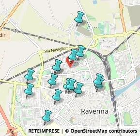 Mappa Via Rotta, 48123 Ravenna RA, Italia (0.88733)