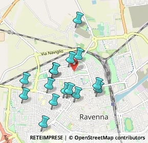 Mappa Via Zampeschi, 48123 Ravenna RA, Italia (0.92733)