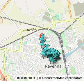 Mappa Via Zampeschi, 48123 Ravenna RA, Italia (0.9195)