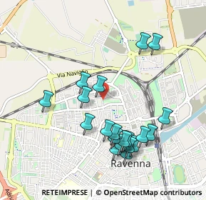 Mappa Via Zampeschi, 48123 Ravenna RA, Italia (0.9935)