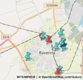 Mappa Via Zampeschi, 48123 Ravenna RA, Italia (2.03364)