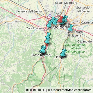 Mappa Via Primo Maggio, 40037 Sasso Marconi BO, Italia (6.6145)