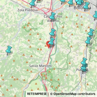 Mappa Via Pontecchio, 40037 Borgonuovo BO, Italia (7.4915)