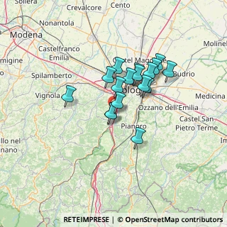 Mappa Via Pontecchio, 40037 Borgonuovo BO, Italia (10.09706)