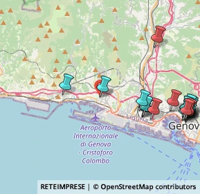 Mappa Via Fabio da Persico, 16154 Genova GE, Italia (5.4875)
