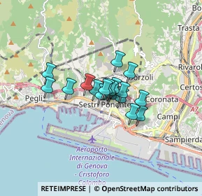 Mappa Via Fabio da Persico, 16154 Genova GE, Italia (0.95444)