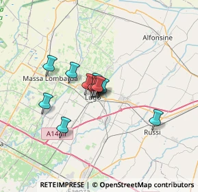 Mappa Via Donatello, 48022 Lugo RA, Italia (4.23667)