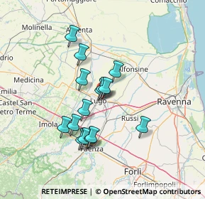 Mappa Via Donatello, 48022 Lugo RA, Italia (11.49267)