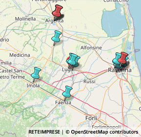 Mappa Via Donatello, 48022 Lugo RA, Italia (17.546)