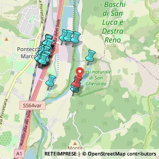 Mappa Via Rio Conco, 40037 Sasso Marconi BO, Italia (1.02857)