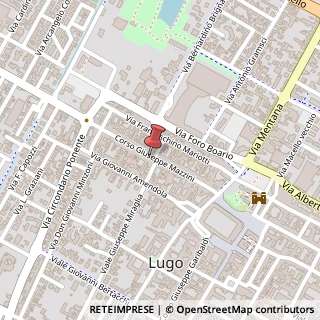 Mappa Corso Giuseppe Mazzini, 64, 48022 Lugo RA, Italia,  Lugo, Ravenna (Emilia Romagna)
