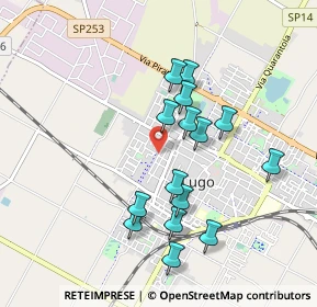 Mappa Via Gabriele D'Annunzio, 48022 Lugo RA, Italia (0.862)