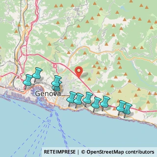 Mappa A12 Genova - Roma, 16144 Genova GE, Italia (4.44909)