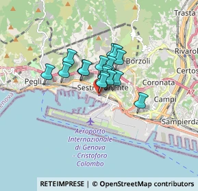 Mappa Genova Sestri P., 16154 Genova GE, Italia (0.94176)