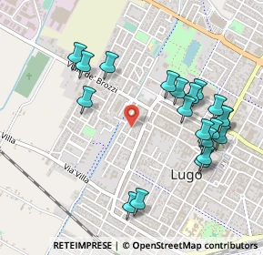 Mappa Via M. Montessori, 48022 Lugo RA, Italia (0.5415)