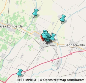 Mappa Via M. Montessori, 48022 Lugo RA, Italia (2.05909)