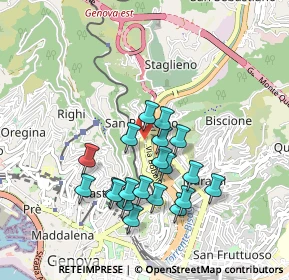 Mappa Via Montaldo Leonardo, 16137 Genova GE, Italia (0.8405)