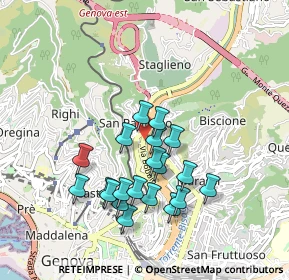Mappa Via Bobbio 306 R 16137 Genova, 16100 Genova GE, Italia (0.84)