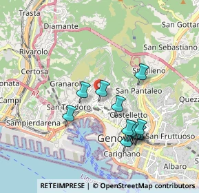 Mappa Via Ambrogio Spinola, 16149 Genova GE, Italia (1.7825)
