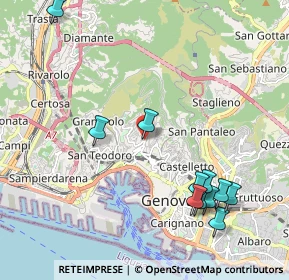 Mappa Via Ambrogio Spinola, 16149 Genova GE, Italia (2.41545)