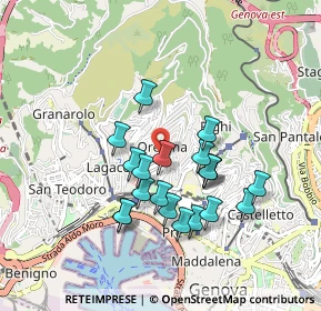 Mappa Via Giuseppe Maria Saporiti, 16134 Genova GE, Italia (0.795)