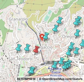 Mappa Via Bari, 16134 Genova GE, Italia (0.6975)
