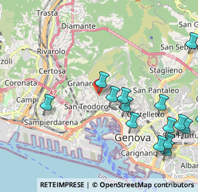 Mappa Via Bari, 16134 Genova GE, Italia (2.58733)