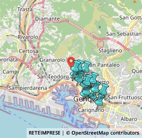 Mappa Via Boine, 16134 Genova GE, Italia (1.47571)