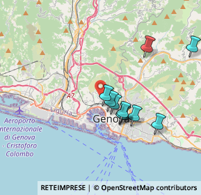 Mappa Via Boine, 16134 Genova GE, Italia (3.82455)