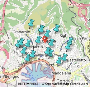 Mappa Via Boine, 16134 Genova GE, Italia (0.833)