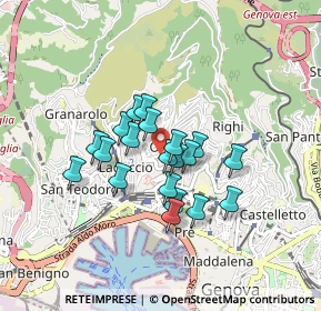 Mappa Via Boine, 16134 Genova GE, Italia (0.629)