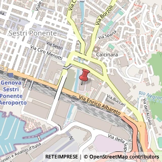 Mappa Via Enrico Albareto, 35, 16153 Genova, Genova (Liguria)