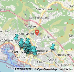 Mappa Via Gribodo Giovanni, 16142 Genova GE, Italia (2.128)