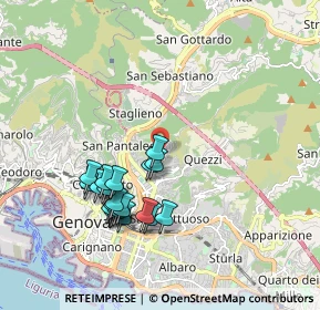 Mappa Via Gribodo Giovanni, 16142 Genova GE, Italia (1.8275)