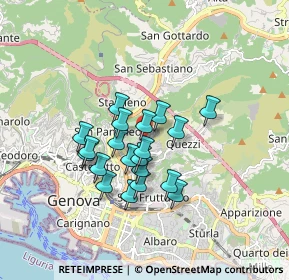Mappa Via Gribodo Giovanni, 16142 Genova GE, Italia (1.338)