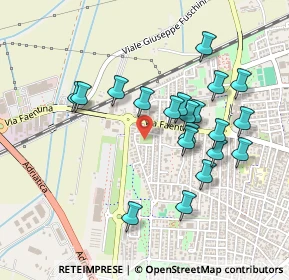 Mappa Via Talamone, 48124 Ravenna RA, Italia (0.4475)