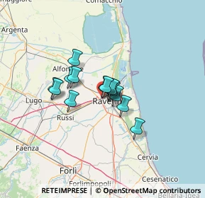 Mappa Via Talamone, 48124 Ravenna RA, Italia (7.91)