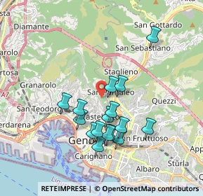 Mappa Via Carso, 16137 Genova GE, Italia (1.64938)