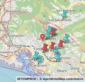 Mappa Via Carso, 16137 Genova GE, Italia (1.52429)