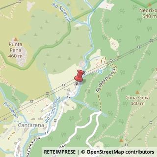 Mappa Via Cantarena, 91, 16011 Cantarena GE, Italia, 16011 Arenzano, Genova (Liguria)