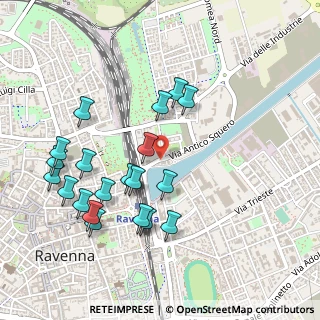 Mappa Via Antico Squero, 48122 Ravenna RA, Italia (0.523)
