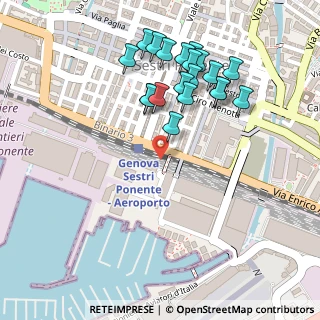 Mappa Via Giacomo Puccini, 16164 Genova GE, Italia (0.2525)