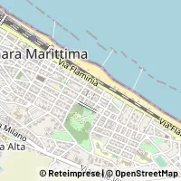 Mapa Falconara Marittima