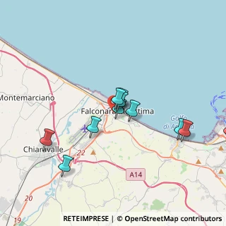 Mappa Via Preventorio, 60015 Falconara Marittima AN, Italia (6.2645)