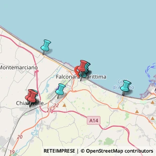 Mappa Via Preventorio, 60015 Falconara Marittima AN, Italia (3.75438)